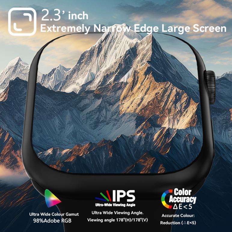 BestPromo Kairos Smartwatch S11 Max With 2.3" Hd Amoled Gps Nfc Waterproof Bluetooth Call Jam Smartw