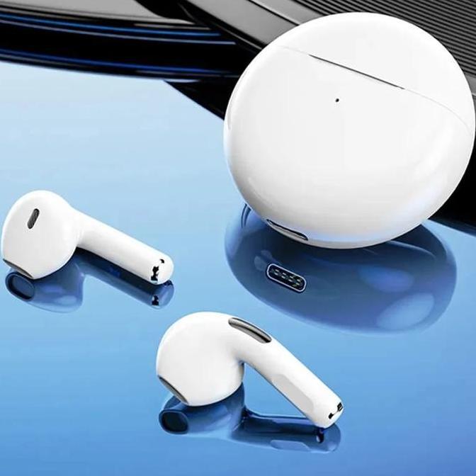 Fetch TWS PRO 6 Headset Bluetooth Gaming Earphone With Microphone Bass Headphone Wireless Earbuds Or