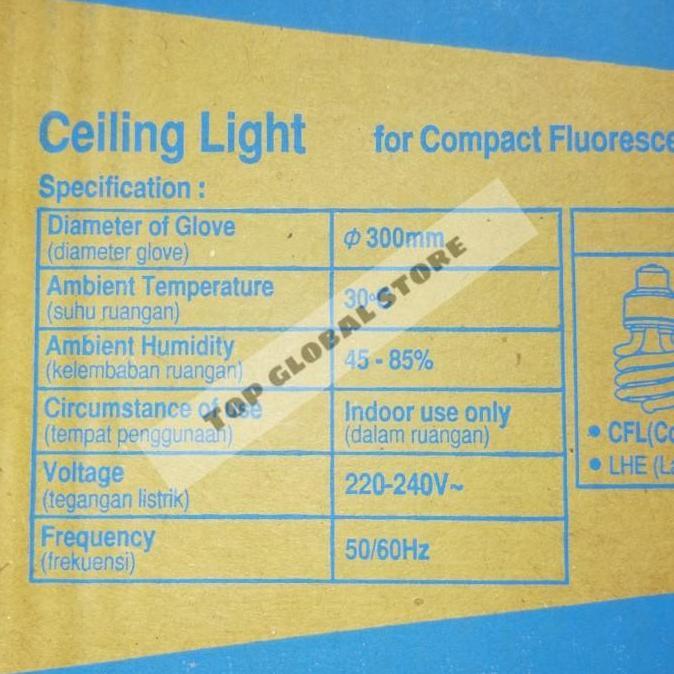 Kap Baret Panasonic NLP52602 e27 / ceiling light/ lampu plafon outbow