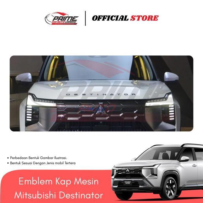 Promo Emblem Logo Kap Mesin Destinator Engine Hood Mitsubishi Destinator Model Ori