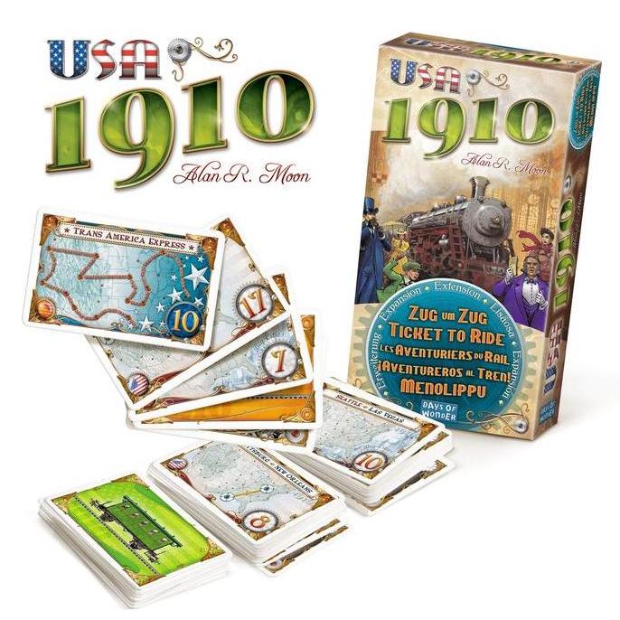 Promo Ticket to Ride USA 1910 Expansion Board Game | Boardgame Diskon