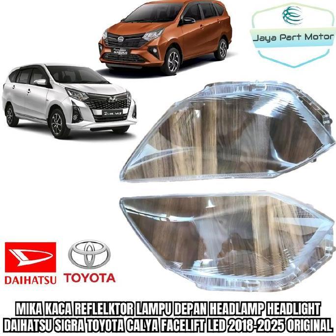 Murah Mika Kaca Reflektor Lampu Depan Headlight Daihatsu Sigra Toyota Calya 2018-2025 Original