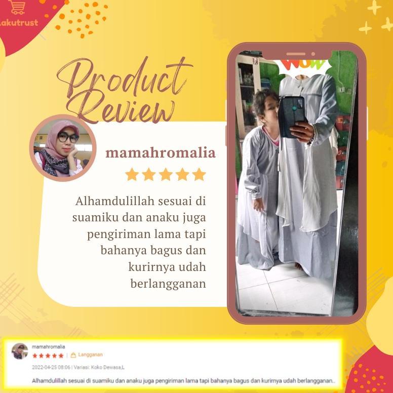 Seragam Lebaran Sarimbit Serimbit Couple Cople Cuple Pasangan Keluarga Fashion Muslim Ayah Ibu Anak 