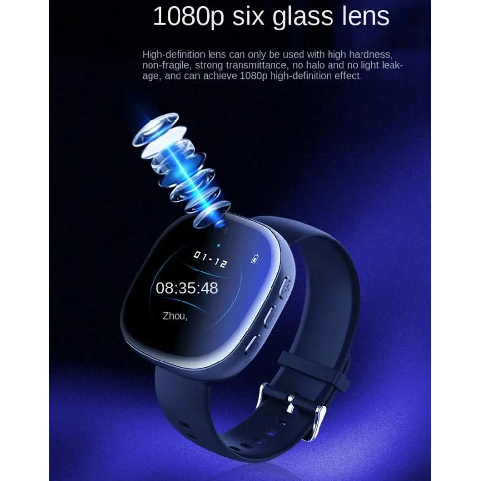 4-256GB 1080P Watch Mini Camera Audio Video Sound Voice Recorder Micro SmartWatch Sport DV Noise Red