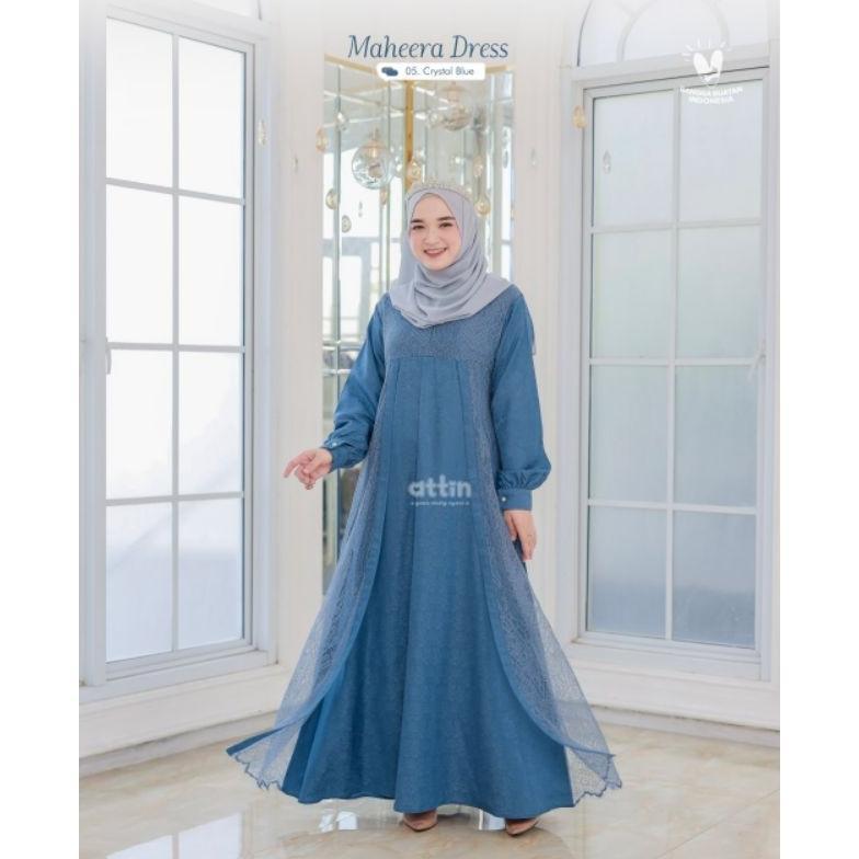 Maheera Dress By Attin Jacquard Lace A-Line