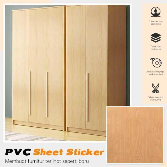 PVC Sheet Sticker Vynil Motif Kayu / Marmer Seri FS Interior Film Roll Stiker Pelapis Furniture Dind
