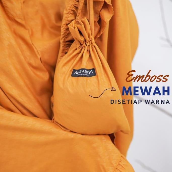 Al Jabari - Mukena Dewasa Jumbo Rempel Mewah Premium Free Tas