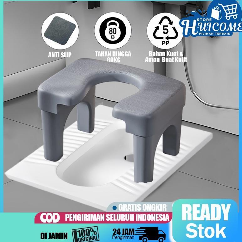 Huicome Kursi  Jongkok , Toilet Jongkok Siram Kamar Mandi Ibu Hamil, Toilet Jongkok Plastik Cod