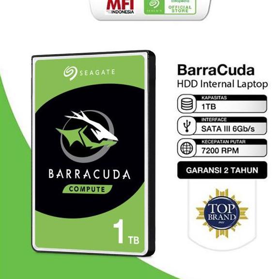 Saverain- Seagate Barracuda Hdd / Hardisk Internal Laptop 1Tb Sata 7200Rpm