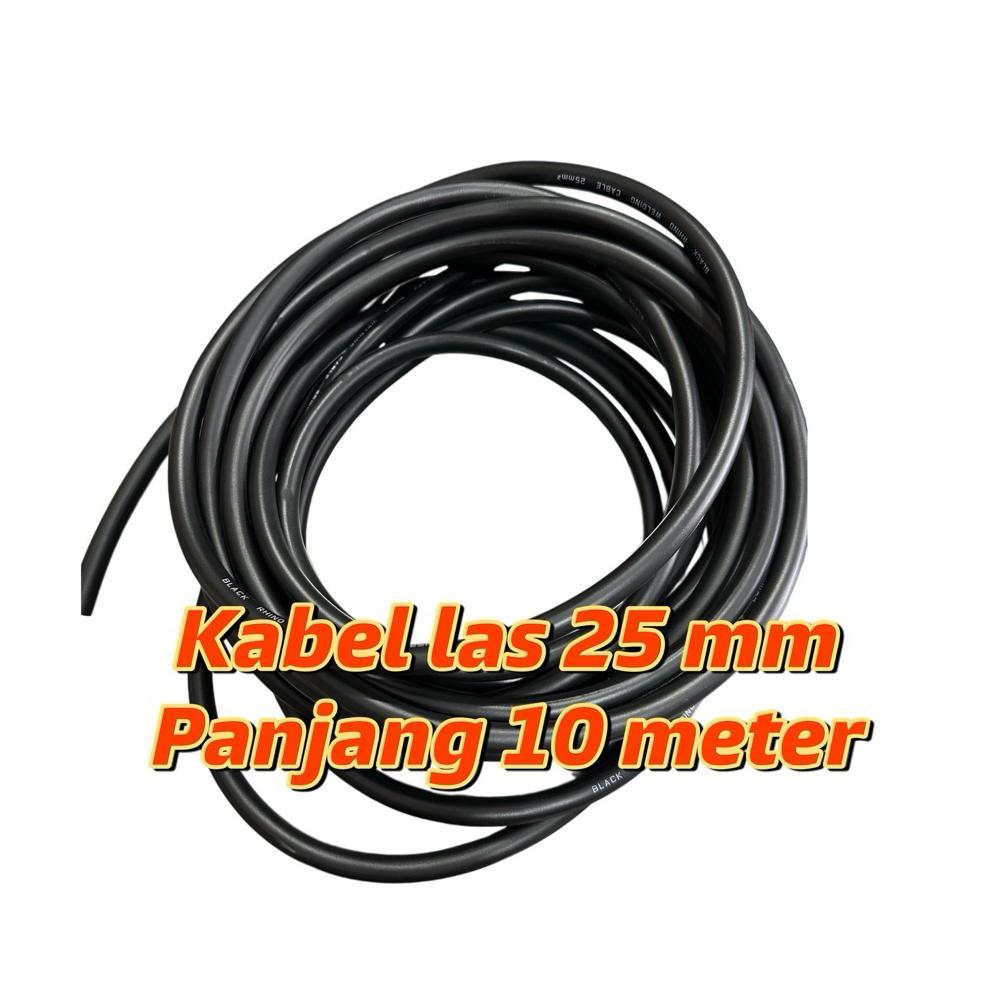 Rhino Kabel Las 25 mm Panjang 10 Meter Kabel Las Listrik Kabel Trafo Las