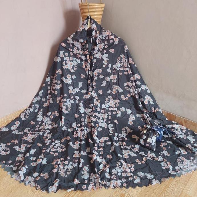 MUKENA TRAVELLING PARASUT KOREA MINI MOTIF BUNGA