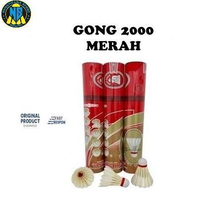 Shuttlecock - Kok Badminton GONG 2000 MERAH