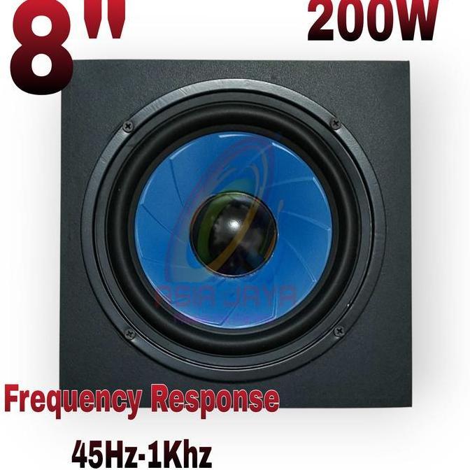 Paket Combo Speaker Cannon C820W Speaker Woofer 8 Inch + Box Speaker Kotak + Tutup Speaker Ram 8 ter