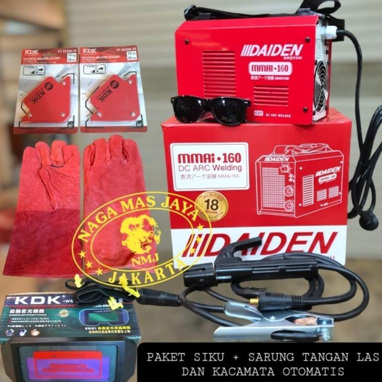 MESIN LAS DAIDEN MMAI 160 / TRAFO LAS INVERTER DAIDEN MMA 160 / MESIN LAS LISTRIK DAIDEN MMAI 160