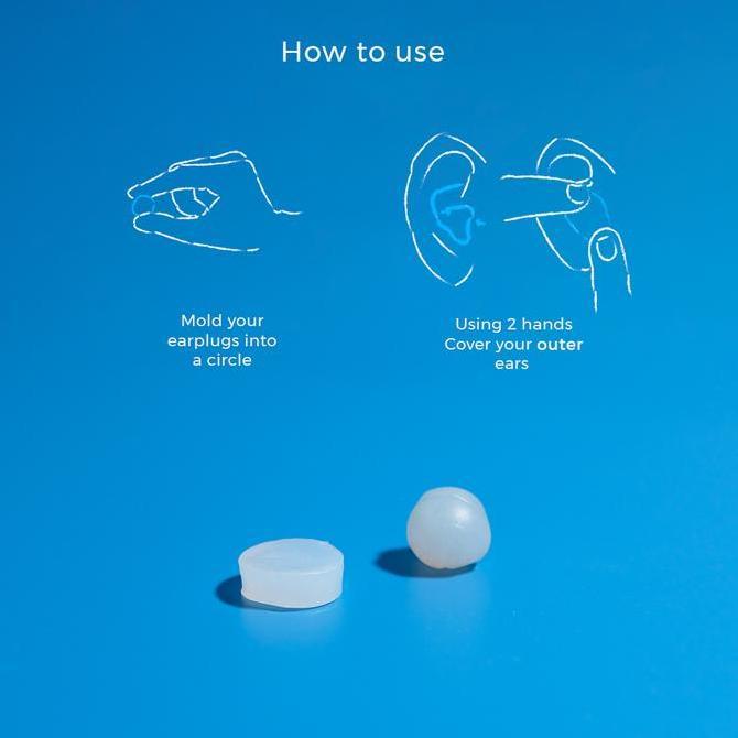 Amanaja- Kwala Moldable Earplug | Penutup Telinga | Earplug | Peredam Suara | Penutup Telinga Untuk 