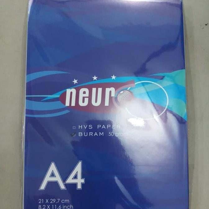 Lansungkirim- Kertas Buram A4 - Neuro