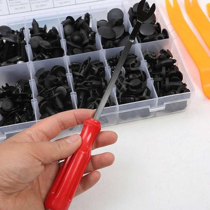 Yukbisa- Baut Mur Rivet Mobil Car Clip Plastik Universal Fastener Plastik Original Aksesoris