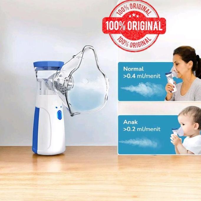 davindakar54 - nebulizer alat uap pernapasan pelancar sesak nafas asma ultrasonic steam inhale set o