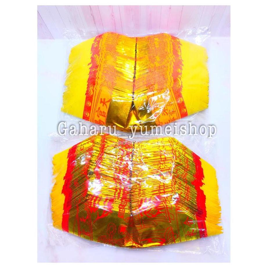 Lansungkirim- Tuakim Lipat Model Yen Bao Kertas Super Emas Besar