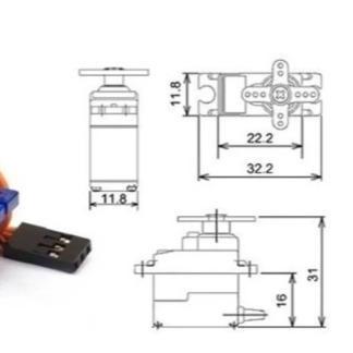 Lansungkirim- Tower Pro Micro Servo Sg90 - Servo Sg 90 Arduino