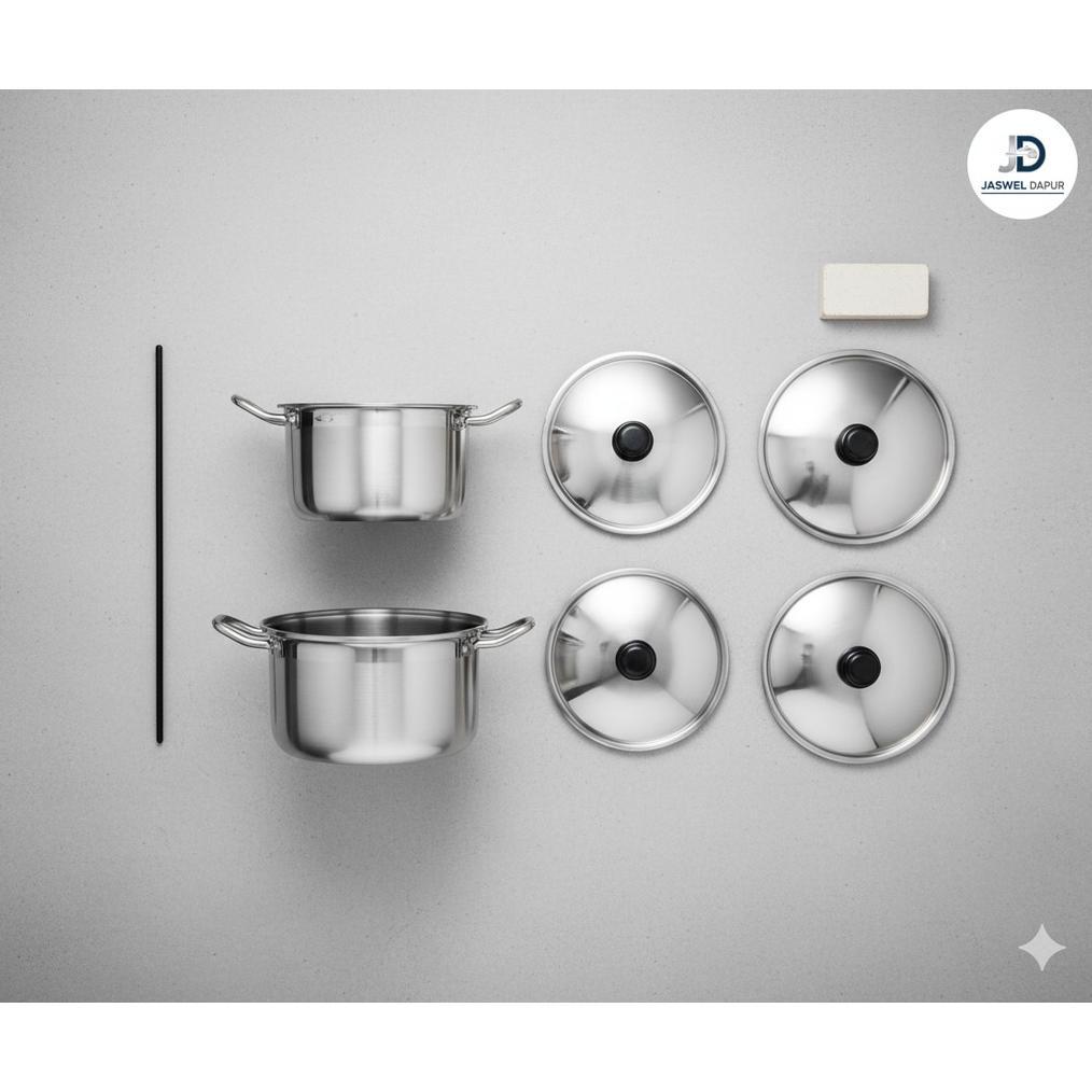 BEST SELLER PANCI SET 5 PCS JAWA MASPION - PANCI DAPUR SUSUN SERBAGUNA HEMAT TEMPAT