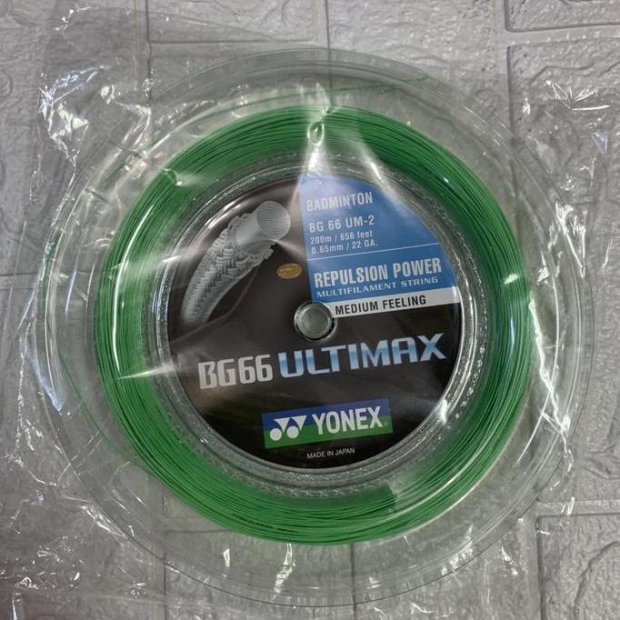 Lansungkirim- Senar Badminton Yonex Bg66 Ultimax / Bg 66 Ultimax Roll Sp Original