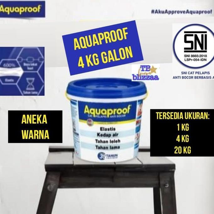 Aquaproof 4kg Aquaproof Galon 4 kg Elastex 4kg Waterproofing Elastex 4kg Aquaproof 4kg Anti Bocor As