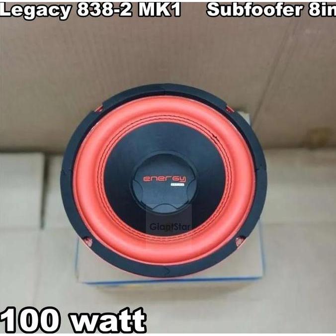 SPEAKER SUBWOOFER LEGACY 8inch 8in DOUBLE COIL LG 838-2 MK1 LG 838 2 SUBWOOFER 8 Inch terlaris