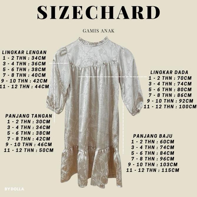 By Dolla - (Anak Perempuan & Laki-Laki) Mawadah Series Sarimbit Kids - Baju Lebaran Anak Kembaran - 