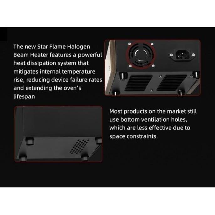 Grosir Mhw-3Bomber Star Flame Halogen Beam Heater 250-400W / Smart Beam Heater Syphon Beamer Infrare