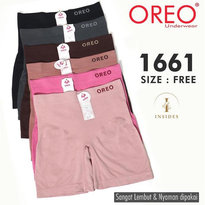 OREO Short pants// legging pendek import premium// cd wanita boxer rajut Art 1661 & 1881