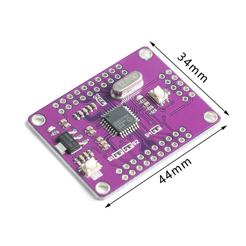 C8051F320 Microcontroller Mixed Signal ISP FLASH Microcontroller Development Board