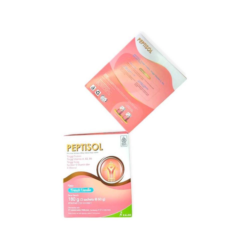 Peptisol 1 box - peptisol vanila  - peptisol coklat susu peptisol