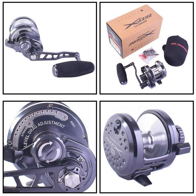 Reel OH MAGURO DEEP-X NS 400 600 | Laut | Monster Fish | Handle Kiri | Over Head Jigging ~ Indonesia