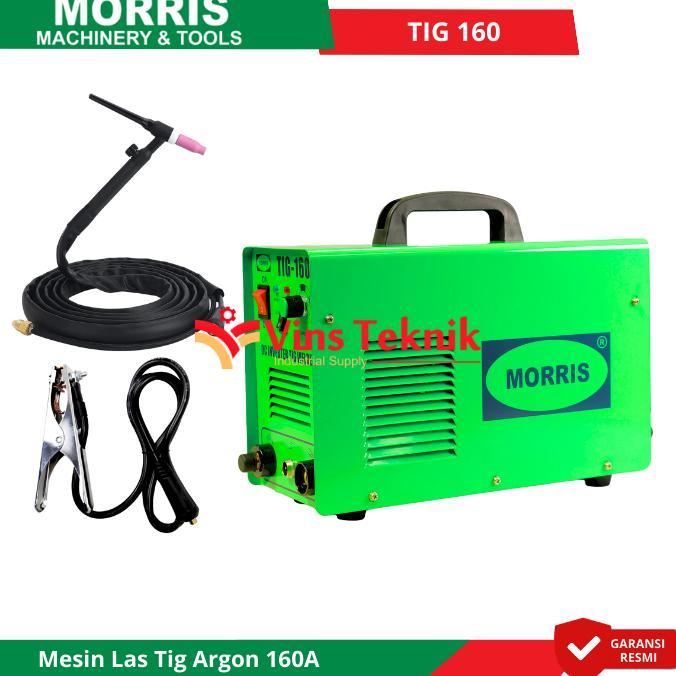 MORRIS TIG 160 Mesin Las Travo Las Trafo Las Argon Stainless Las Inverter 160A TIG160