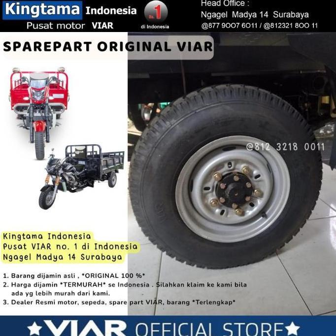 BRAZARSTORE45 - BAN SEREP ( BAN + VELG ) MOTOR VIAR KARYA