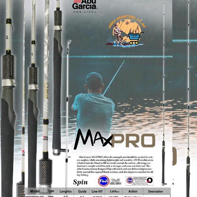 Joran Abu Garcia MAX PRO 602 Spinning Japan Style & Full Eva