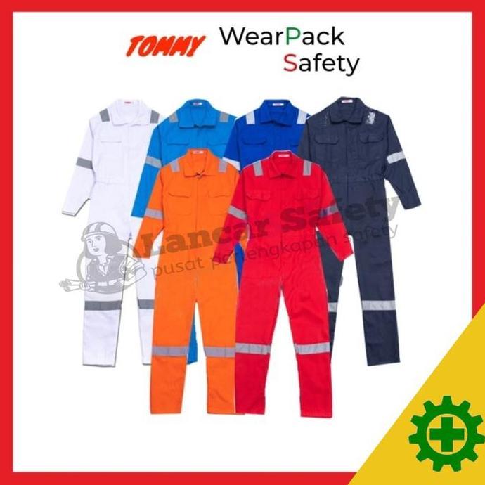 Baju Wearpack Terusan/seragam safety proyek/baju safety proyek