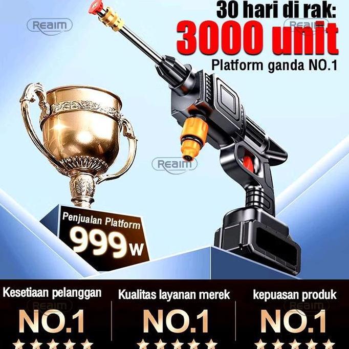 Sale Mesin Steam Cuci Mobil Motor Nirkabel Tanpa Kabel Tekanan Tinggi 250Bar 1000W Jet Cleaner Cordl