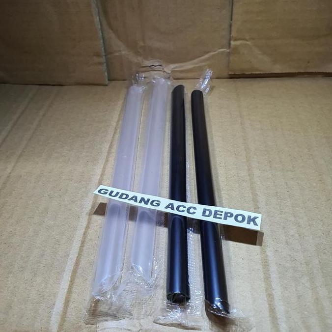 Foodcity- Pipa Sedotan Plastik 12Mm 21Cm Bubble Boba Cochoc Steril Runcing Lurus