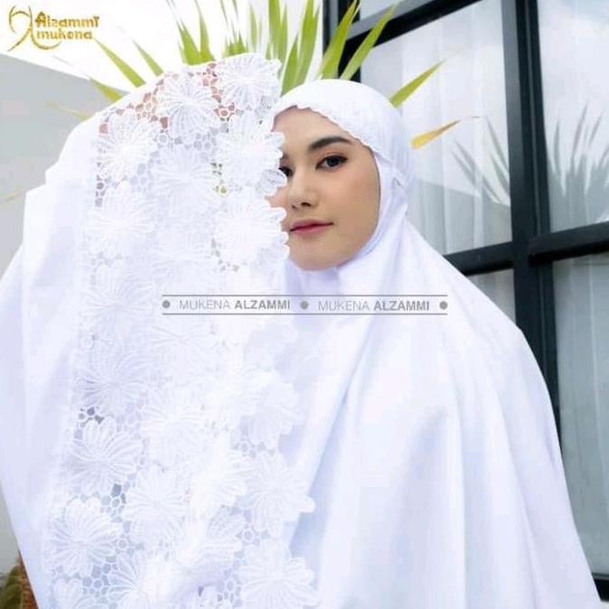 MUKENA MIKRO PUTIH MEWAH Cantik