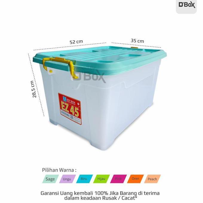 [instan] Box Container Besar Plastik CB 150 Liter Kotak Serbaguna untuk Penyipanan 130 100 95 82 80 