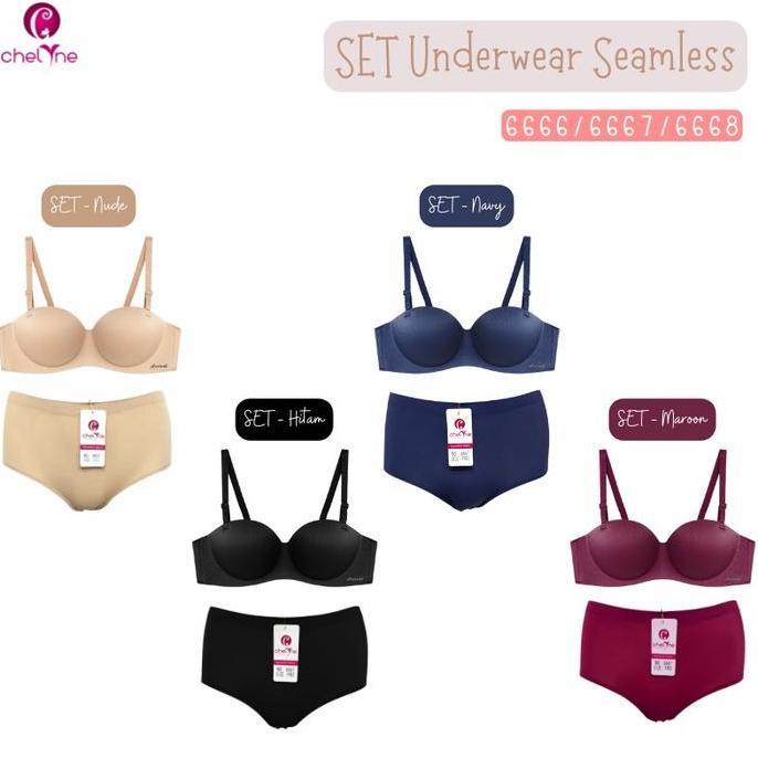 Chelyne CD Seamless 6666 Size S Bahan Tebal