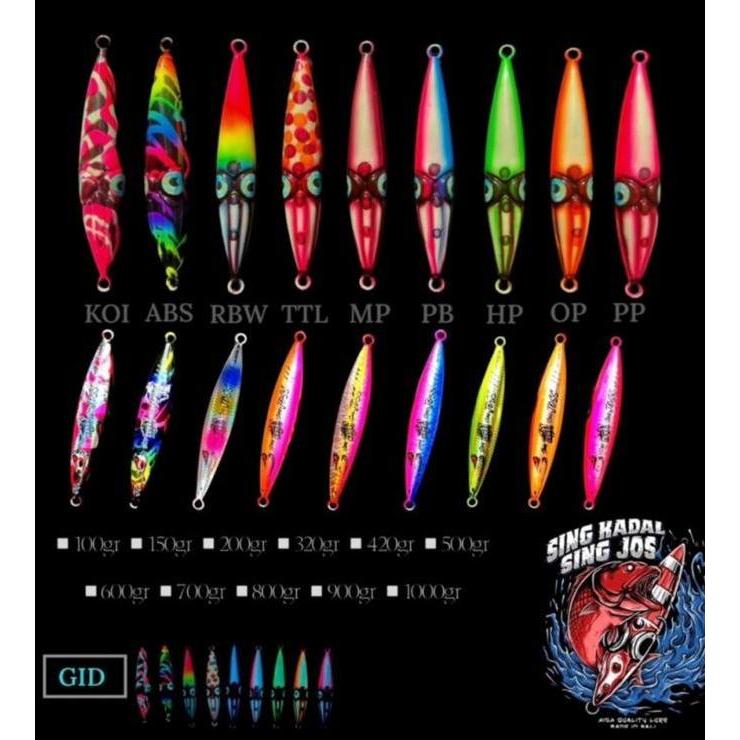 METAL JIG KADAL JIG CUMI 200 GRAM