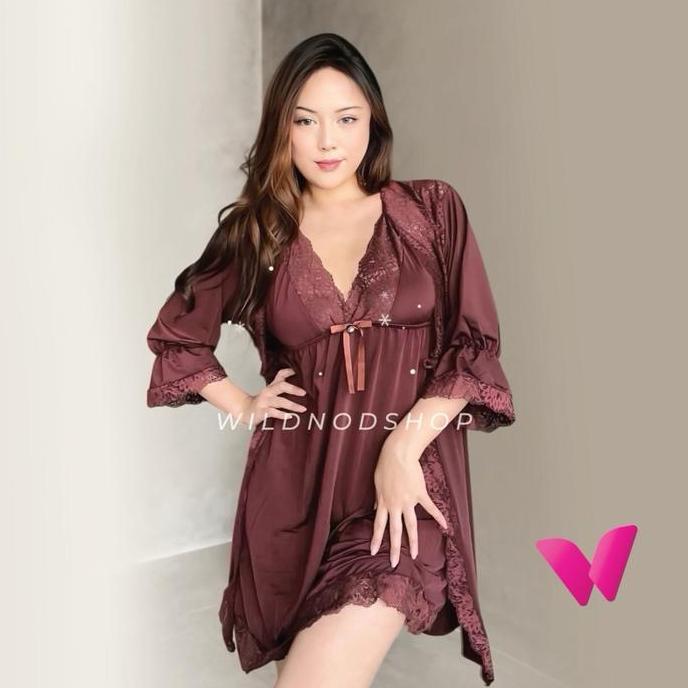 WILDNOD - CASSIE S-5XL (LD 60-140cm) kimono & lingerie dress
