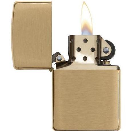 Murah Zippo Armor Brushed Brass