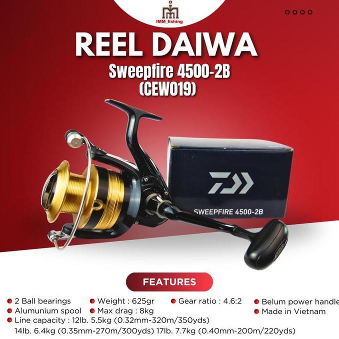Reel Daiwa Sweepfire F 3000B