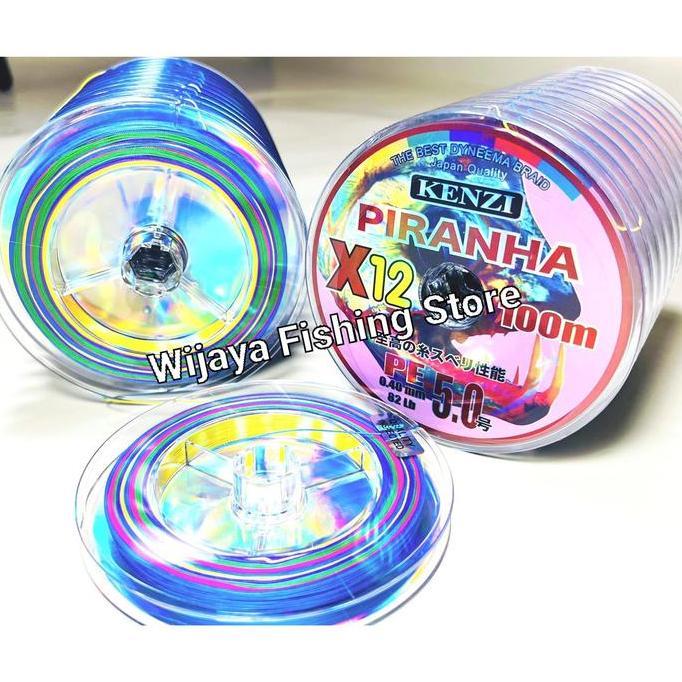 Senar Pancing PE Kenzi Piranha x12 100 meter connecting