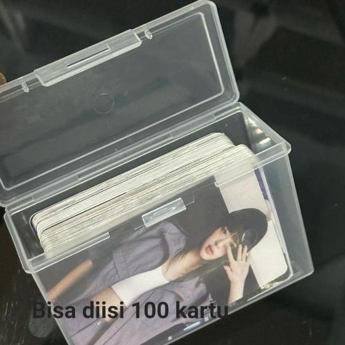 Box Container Penyimpanan Serbaguna Kartu Besar Plastik