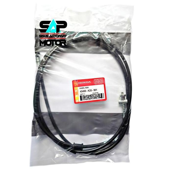 DS307 - PAKET KABEL REM + KAMPAS REM BELAKANG BEAT FI ESP SCOOPY FI VARIO FI SPACY FI / KABEL REM BE